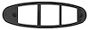 Mirror Gasket 1968-69 Cutlass/442 Outside Standard Style - image 1