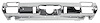 Bumper Rear 1971-72 Cutlass 442 W/Exhaust Cutouts - image 1