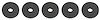 Heater Box Foam Washers 1959-1977 GM Models - image 1