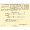 Tune Up Card 1972 Cutlass Exhaust Emission/Idle Mixture - image 1