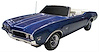 Decal Kit 1969 Cutlass Y73 Hood/Trunk Stripes - image 1