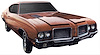 Decal Kit 1972 Cutlass Y73 Body Stripes - image 1