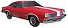 Decal Kit 1975 Cutlass Y73 Body Stripes - image 1