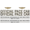 Decals Door 1972 Cutlass Pace Car - image 1