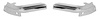 Outer Lower Grille Extension Units 1968 Chevy Chevelle/El Camino - image 1