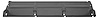 Radiator Top Plate Fits Select 1968-1977 Chevrolet Chevelle, El Camino, Monte Carlo [Black, 4-Bolt] - image 1