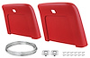 SEATBACK BUCKET KIT RED - image 1