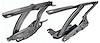 HOOD HINGE 1969 CHEVELLE/ - image 1