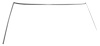 C990161 Front Windshield Reveal Moldings for 1968-1972 GM A-Body Coupe - image 1