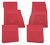 FLOOR MAT SET RED - image 1