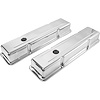 Valve Covers Chevy Small Block Chrome Short No Baffle - image 1