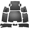 Trunk Mat Vinyl 1959 Cadillac Coupe Deville Black - image 1