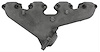Manifold Exhaust 1968-76 Cadillac Exc. Eldorado LH - image 1
