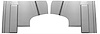 Floor Pan Front Underseat 1957-58 Cadillac - image 1