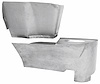 1957-58 Cadillac Convertible Rear Armrest Panel - image 1