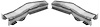 Brace Center Floor Pan 1957-58 Cadillac - image 1