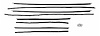 Window Felts 1969-70 Cadillac Eldorado OE Style 8pc - image 1