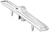 Hood Ornament Base 1971-1976 Cadillac Eldorado - image 1
