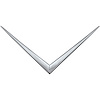 Emblem Hood V 1972 Cadillac Calais/Deville - image 1