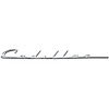 Emblem Fender 1954-55 Cadillac Script Except Eldorado - image 1