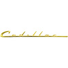 Emblem Fender 1954-55 Cadillac Script Eldorado - image 1