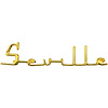 Emblem Fender 1956 Cadillac Seville Script - image 1