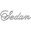 Emblem 1971-76 Cadillac Fender/1974-76 Quarter Panel Sedan Script - image 1