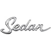 Emblem 1963-64 Cadillac Sedan Quarter Panel Script - image 1
