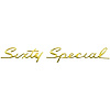Emblem 1958 Cadillac Sixty Special Tail Fin Script - image 1