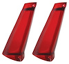 CE11221-PR Lens, Tail Lamp, 1962 Cadillac, Tail Fin, Pair - image 1