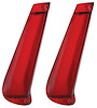 CE11224-PR Lens, Tail Lamp, 1963 Cadillac, Tail Fin, Pair - image 1