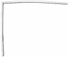 Door Window Frame 1959-60 Bonn/Cat/Cad 2dr HT - image 1