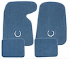 Floor Mats Raylon 1954-76 Cadillac Wreath Logo - image 1