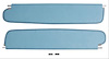 Sun Visors Madrid Grain 1955-58 Cadillac Convertible 2-Pin - image 1