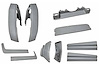 CE16640 Bumper Filler Kit, Front/Rear, 1980-92 Deville/Fleetwood/Brougham - image 1