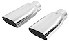 Weld-On Exhaust Tips 1969-72 Chevelle/El Camino/Monte Carlo SS 2.5" Oval Chrome - image 1
