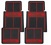 CFM0304-RDNC Floor Mats, Rubber, "Chevelle" Stamped Logo - image 1