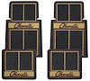 CFM0304-SDNC Floor Mats, Rubber, "Chevelle" Stamped Logo - image 1