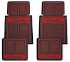 FLOORMATS CHEVL SET RED - image 1