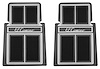 Floor Mats for 1964-1988 Chevy El Camino [Black, Pair] - image 1