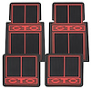 CFP0313-RDNC Floor Mats, Rubber, "GTO" Stamped Logo
