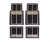 Floor Mats rubber Plasticolor GTO stamped logo - image 1