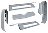 Bumper Filler Sets 1975-76 Eldorado Rear 5pc - image 1
