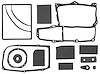 Complete Heater Box Seal Kit 1964-1967 GM A-Body - image 1