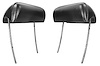 Headrest 1969 GM A Body Bucket Black - image 1