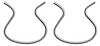 CH21440-PR Door And Window Handle Retaining Clips for 1964-1977 Chevy Chevelle, El Camino, Monte Carlo, Buick Skylark - image 1