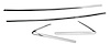 Molding Set Vinyl Top 1966-67 Chevelle - image 1