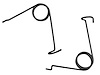 Tailgate Cable Springs 1978-87 El Camino - image 1