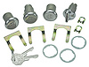 Lock Set Ignition/Doors/Trunk 1966-67 Chevelle/GTO w/ Original Keys - image 1