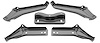 Bumper Brackets Rear 1964-65 Chevy Chevelle - image 1